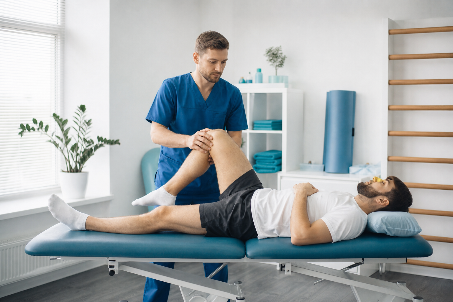 Physiotherapy rehabilitation session at Reactive Physiotherapy Clinic